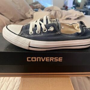 Converse Navy Canvas Sneakers